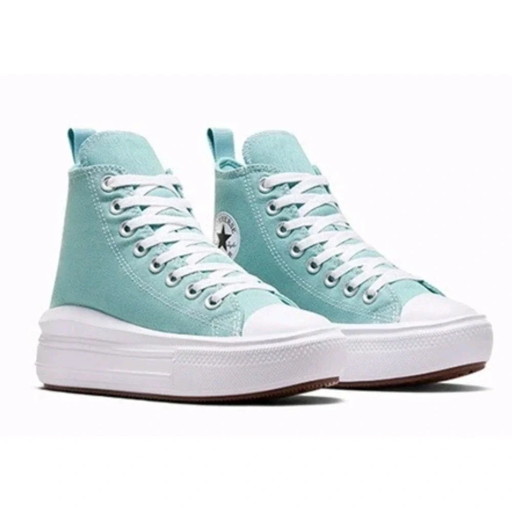 Converse Chuck Taylor All‎ Star Move Vernal Blue Shoes Sz 6 Kids A10703C NIB